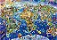 Puzzle 5000 peças Mapa-Múndi Turístico - Imagem 2