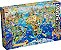 Puzzle 5000 peças Mapa-Múndi Turístico - Imagem 1