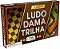 JOGO DE TABULEIRO 3 JOGOS LUDO/DAMA E TRILHA - Imagem 1