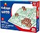 JOGO DE BINGO LOTO 48 CARTELAS C/PEDRA MADEI UNIDADE 5294-3 - XALINGO - Imagem 1