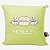 ALMOFADA FIBRA VELUDO 40X40CM CENTRAL PERK VERDE OFF - Imagem 1