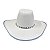 Chapéu De Lona Gelo Ref. 6400 Forro Jeans Strass Prata - Dallas - Imagem 1