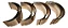 Bronzina Biela Medida 0,25 Ford F350, F4000, 8150e 4cil - Imagem 2