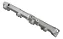 Tubo Distribuidor Agua Mwm X10 4cil Vw 7.100 8.120 8.140 - Imagem 2
