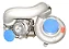 Turbina Bi-turbo Motor Compativel Hyundai Hd80 - Imagem 2