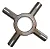 Cruzeta Diferencial Eixo Eaton - Gmc D12000 D14000 D16000 - Imagem 2