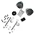 Kit Coxim Fixação Cabine Original Nova Daily Euro 3 Euro 5 - Imagem 1