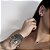 Conjunto Ou Avulso Trevo Preto Colar Brinco Pulseira Prata 925 - Imagem 2