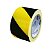 Fita Zebrada 70mmx200m amarelo com preto para demarcação e sinalização sem adesivo - Imagem 1