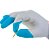 12x Luvas Antialérgica com Grip Antideslizante e Pontas dos Dedos Reforçadas Silk Touch Super Safety - Imagem 2