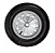 Roda Com Pneu E Câmara Para Carrinho Cargas 3.00/3.25-8 Metalosa - Imagem 3