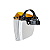 Protetor Facial com Catraca e Lente Incolor Tipo Bolha Camper CA 33262 - Imagem 1
