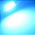 Lâmpada Led Torpedo COB Azul Cristal 42mm - Imagem 1
