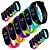Relógio de Pulso Digital com LED Unissex Esportivo Tipo Bracelete - R$:20.00 - Imagem 2