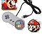Controle Joystick USB . Designer Retrô Super Nintendo Snes - R$:30,00 - Imagem 4