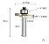 Fresa T Serrinha Debrum Serrinha T Haste 6mm Corte 1/8 ( Perfil T) - Imagem 3