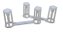 517002444 – Par de Suporte para Lixadeira Orbital - B&Decker - Imagem 1