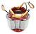Estator 520071-6 127v Esmerilhadeira Ga7020 Ga9020 Makita - Imagem 2