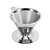 Coador Grande Suporte Tamanho 103 Permanente Filtro de Café Pour Over Reutilizável em Aço Inox - Imagem 2
