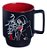Caneca Itachi Uchira Empilhável Porcelana 400ml Akatsuki Naruto - Imagem 3