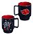 Caneca Itachi Uchira Empilhável Porcelana 400ml Akatsuki Naruto - Imagem 2