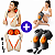 Kit Massageador Colete Costas Ombros + Massageador Joelho Aquecido - Imagem 1