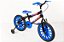 Bicicleta aro 16 infantil Preta/Azul - Imagem 2