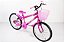 Bicicleta Infantil Menina Aro 20 pink c/ac - Imagem 3