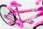 Bicicleta Infantil Menina Aro 20 pink c/ac - Imagem 2