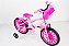 Bicicleta Infantil Menina Aro 16 com acessório - Imagem 3