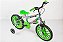 Bicicleta Infantil Masculina Aro 16 cromada verde - Imagem 3