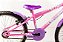 Bicicleta Infantil Menina Aro 20 Rosa/violeta - Imagem 3