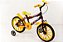 Bicicleta Infantil Masculina Aro 16 Vermelha/amarela com acessórios - Imagem 3