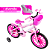 Bicicleta Infantil feminina Aro 16 com acessórios e cadeira de bonecaa - Imagem 1