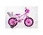 Bicicleta Infantil feminina Aro 16 com acessórios e cadeira de bonecaa - Imagem 4