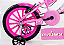 Bicicleta Infantil feminina Aro 16 com acessórios e cadeira de bonecaa - Imagem 6