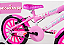 Bicicleta Infantil feminina Aro 16 com acessórios e cadeira de bonecaa - Imagem 7