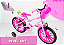 Bicicleta Infantil feminina Aro 16 com acessórios e cadeira de bonecaa - Imagem 5