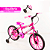 Bicicleta Infantil feminina Aro 16 com acessórios e cadeirinha de boneca - Imagem 6