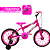 Bicicleta Infantil feminina Aro 16 com acessórios e cadeirinha de boneca - Imagem 7