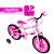 Bicicleta Infantil feminina Aro 16 com acessórios e cadeira de boneca - Imagem 2