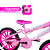 Bicicleta Infantil feminina Aro 16 com acessórios e cadeira de boneca - Imagem 3