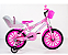 Bicicleta Infantil feminina Aro 16 com acessórios e cadeira de boneca - Imagem 4