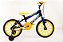 Bicicleta aro 16 infantil Azul/Amarelo - Imagem 1