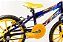 Bicicleta aro 16 infantil Azul/Amarelo - Imagem 3