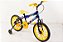 Bicicleta aro 16 infantil Azul/Amarelo - Imagem 2