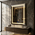 Espelho para Lavabo Moderno Com LED FRONTAL - Imagem 2