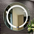 Espelho Redondo Com LED e Touch Screen - Imagem 1