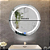 Espelho Redondo Com LED e Touch Screen - Imagem 3