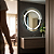 Espelho Redondo Com LED FRONTAL + Touch Screen - Imagem 2